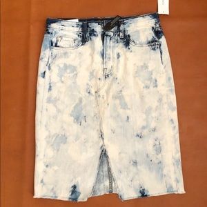 J Brand Denim Acid Washed Skirt 27